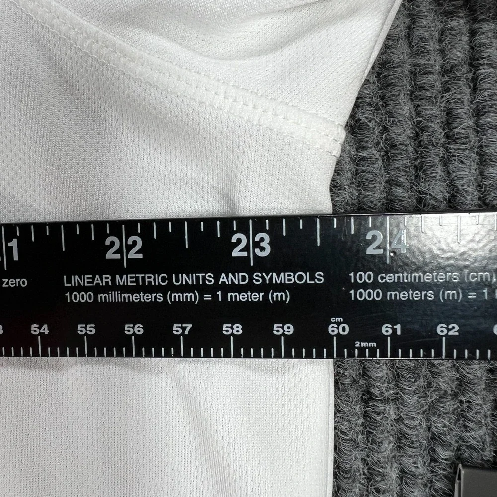 Nike Swim Shirt Mens XL Extra Large White Short Sleeve Dri Fit Active Gym New